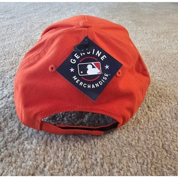 Houston Astros MLB Fan Favorite MVP Basic Orange Hat Cap Adult Men's Adjustable - Picture 4 of 6